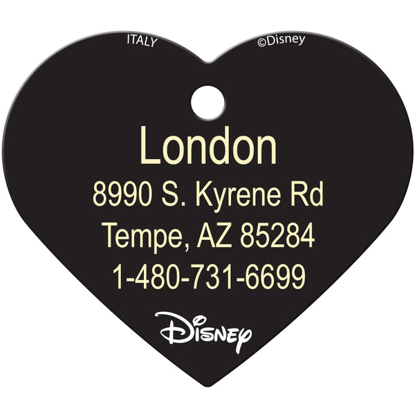 Disney Villains Trio Large Heart Pet ID Tag