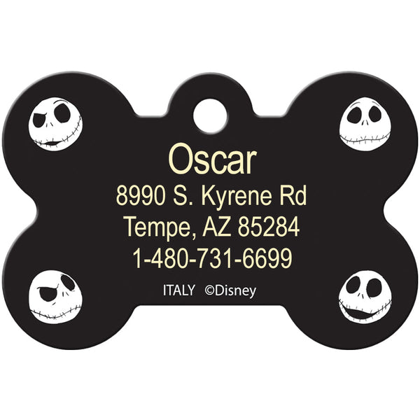 Skellington Medium Bone, Pet ID Tag