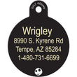 Load image into Gallery viewer, Skellington Large Circle, Pet ID Tag