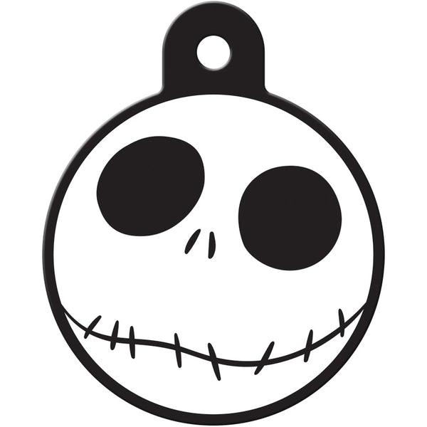 Skellington Large Circle, Pet ID Tag