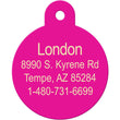 Load image into Gallery viewer, Pink Donut Pet ID Tag, Large Circle