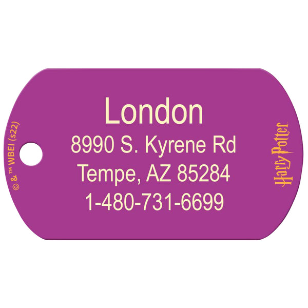 Large Military Harry Potter, Swish & Flick Hermione Granger, ID Tag