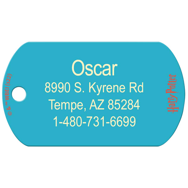 Large Military Harry Potter, "Treat Yourself" Niffler Pet ID Tag