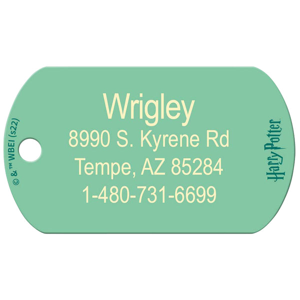 Large Military Harry Potter Rubeus Hagrid, Keeper of the Keys Pet ID Tag