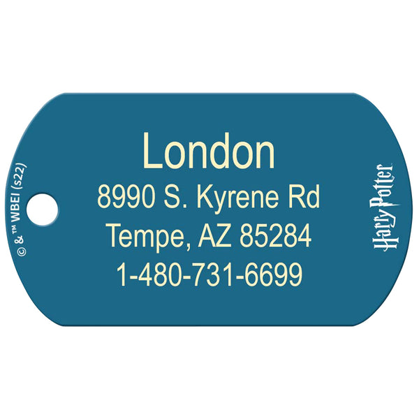 Large Military Harry Potter, Hogwarts is my Home, ID Tag