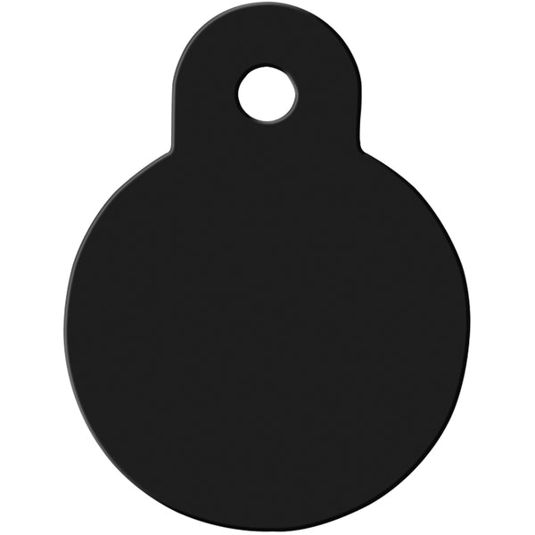 Small Circle Smiley Face Pet Tag