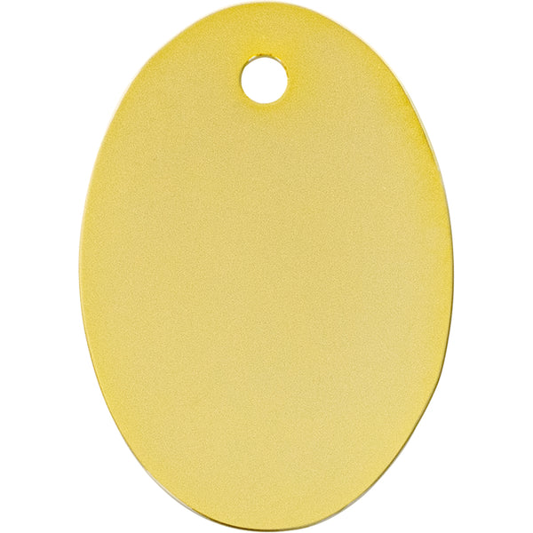 Large Oval Glow in the Dark, Glitter Moon Pet Tag