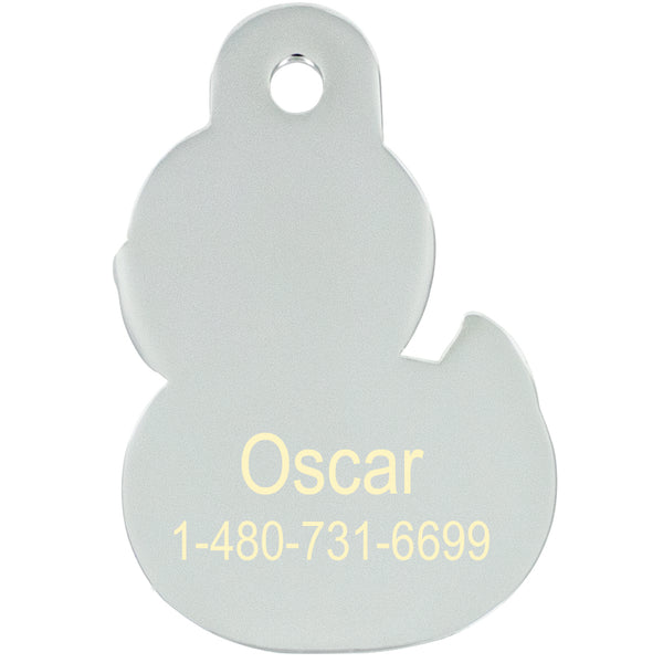 Rubber Duck Pet Tag