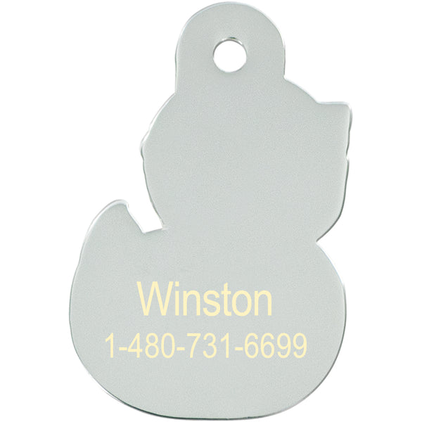 Rubber Duck Pet Tag, Joe Cool