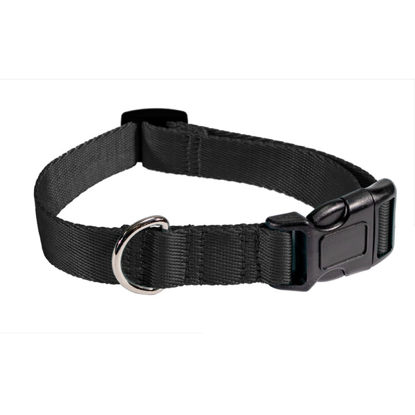 Ocean Bound Plastic Adjustable Dog Collar - Black