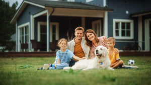 Family with Dog