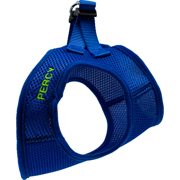 Personalized Mesh Pet Harness Royal Blue
