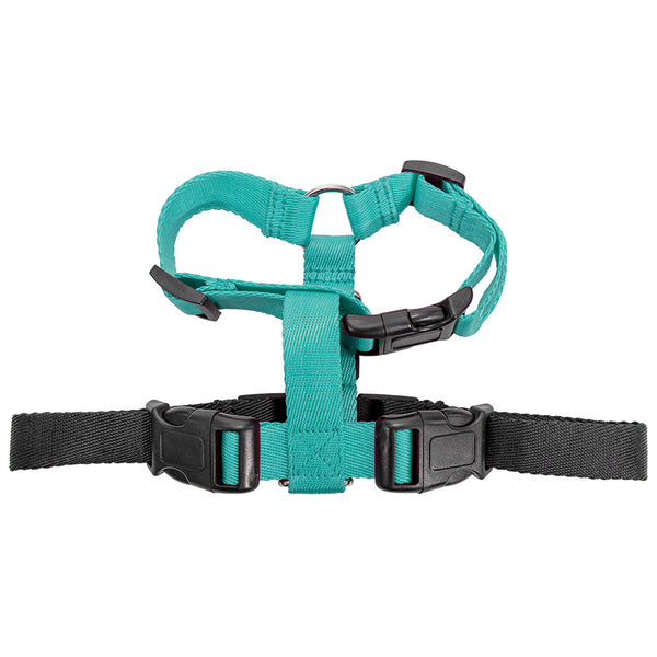 Ocean Bound Plastic Dual Attachment Dog Harness - Ocean Blue