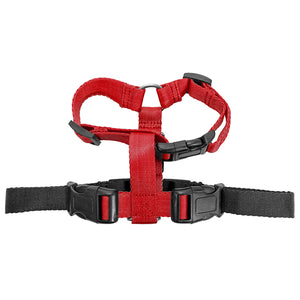 Ocean Bound Plastic Dual Attachment Dog Harness - Red