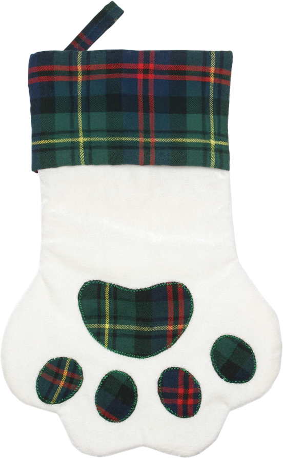 Pet Paw Holiday Stocking Cats & Dogs