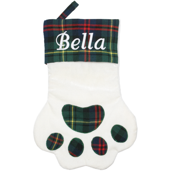 Pet Paw Holiday Stocking Cats & Dogs