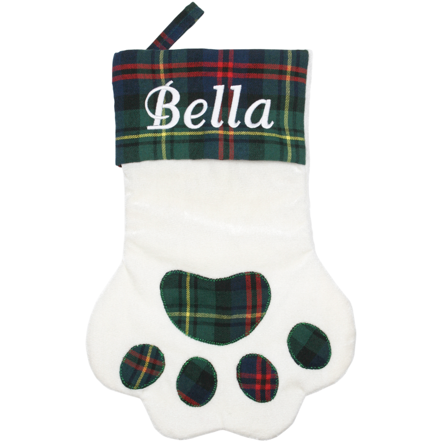Pet Paw Holiday Stocking Cats & Dogs