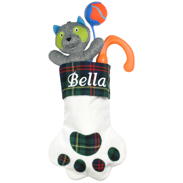 Pet Paw Holiday Stocking Cats & Dogs