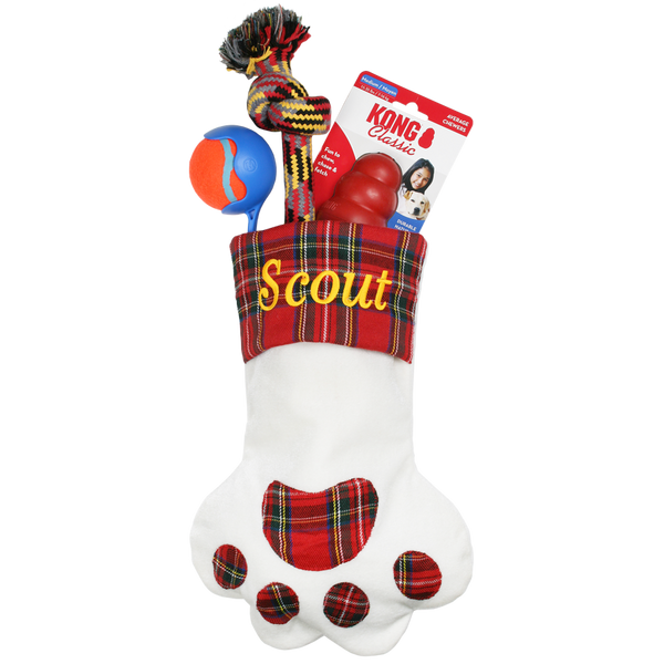 Pet Paw Holiday Stocking Cats & Dogs