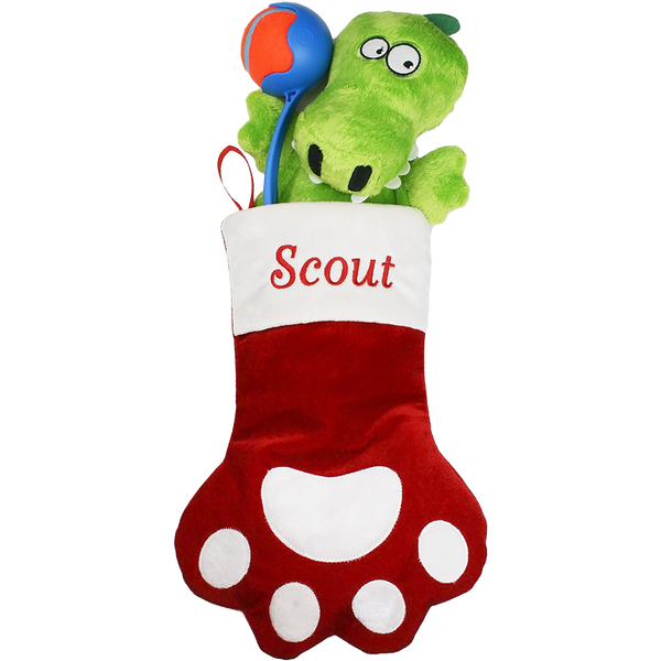 Pet Paw Holiday Stocking Cats & Dogs