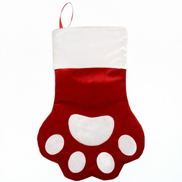 Pet Paw Holiday Stocking Cats & Dogs