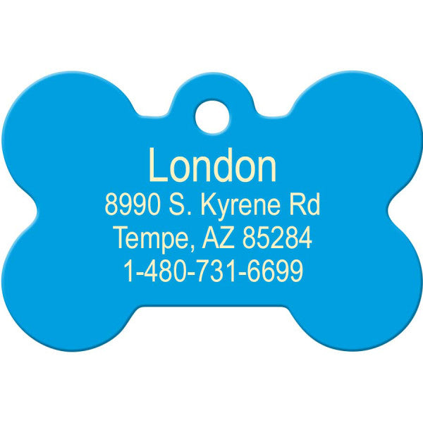 Beachy Pet ID Tag, Medium Bone