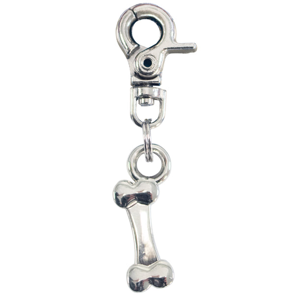 Dog Bone, Silver Tag Charm