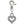Load image into Gallery viewer, Heart with Crystals, Silver Tag Charm

