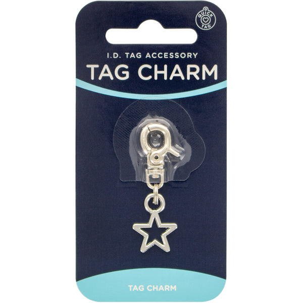 Star, Silver Tag Charm