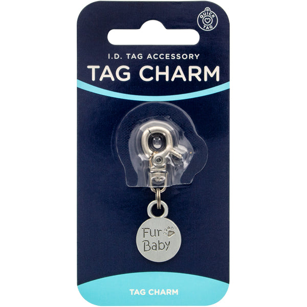 Fur Baby, Silver Tag Charm