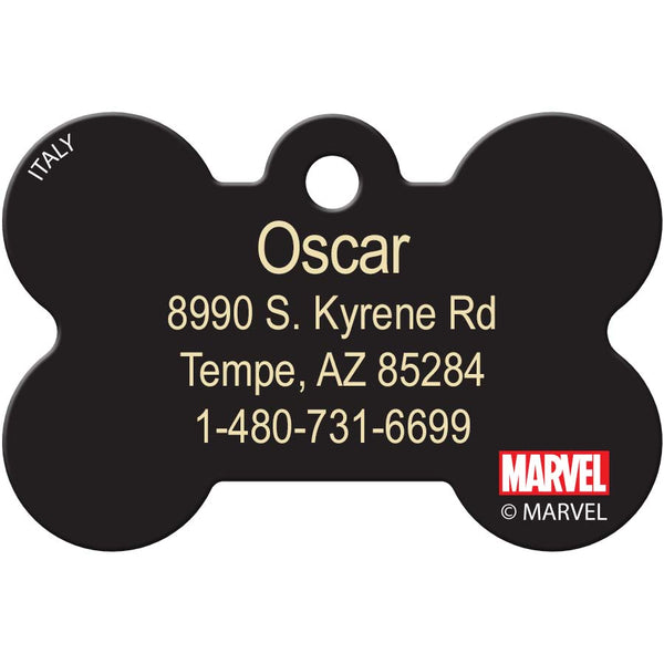 MARVEL Avengers Hulk Pet ID Tag, Medium Bone