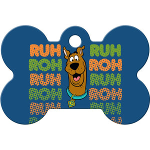 Medium Bone Scooby-Doo Ruh Roh Pet ID Tag
