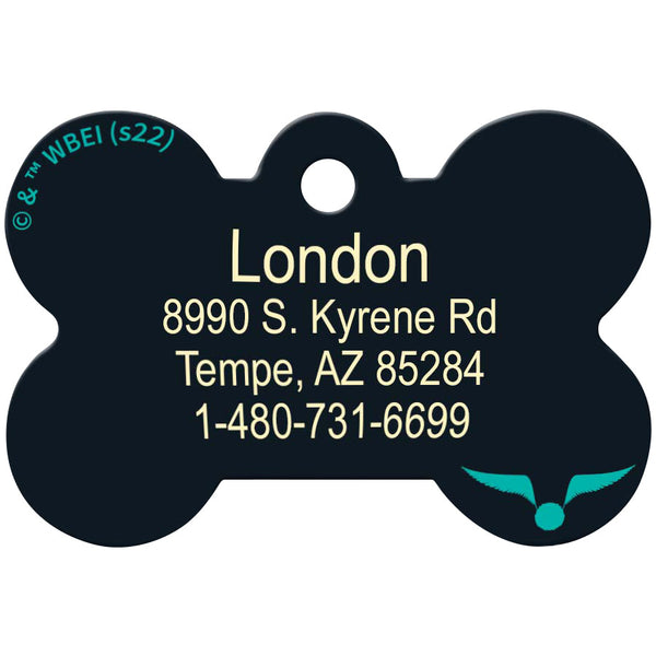 Medium Bone Harry Potter Quidditch Captain, Pet ID Tags
