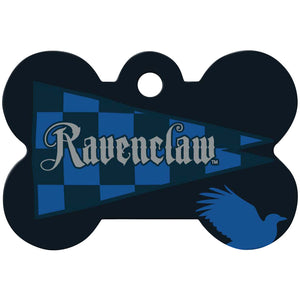 Medium Bone Harry Potter Ravenclaw Flag, Pet ID Tag