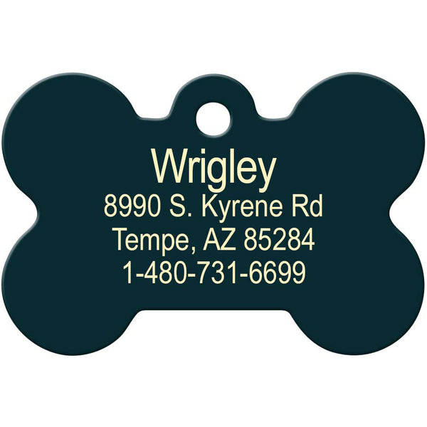 Forest Hills Pet ID Tag, Medium Bone