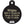 Load image into Gallery viewer, Darth Vader &quot;Come to the Bark Side&quot; Large Circle Star Wars Pet ID Tag
