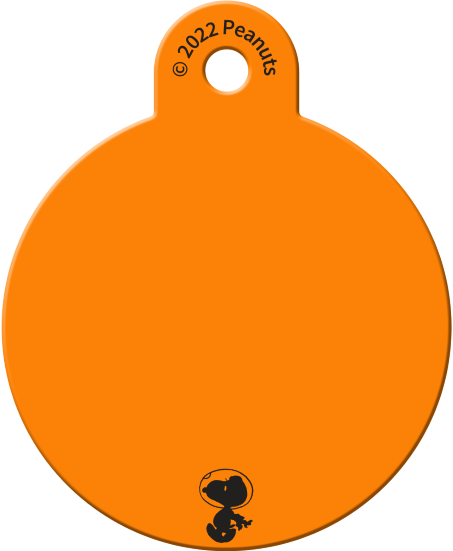 Peanuts Orange Stars Circle Back