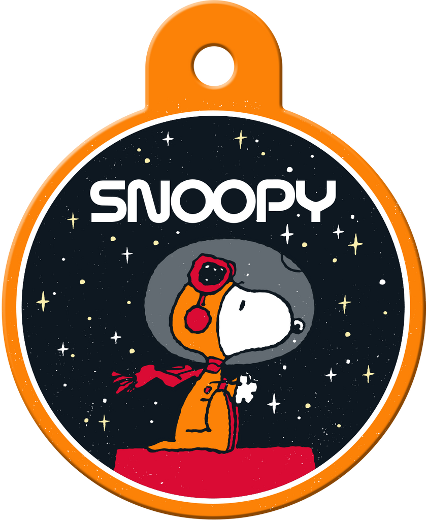 Peanuts Space Group, Military Shape Pet ID Tag by Quick-Tag