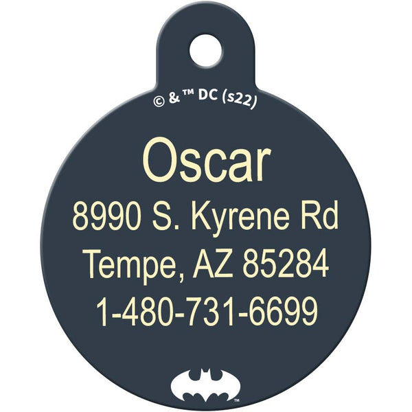 DC Friends Batman Large Circle Pet ID Tag