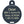 Load image into Gallery viewer, DC Friends Batman Large Circle Pet ID Tag

