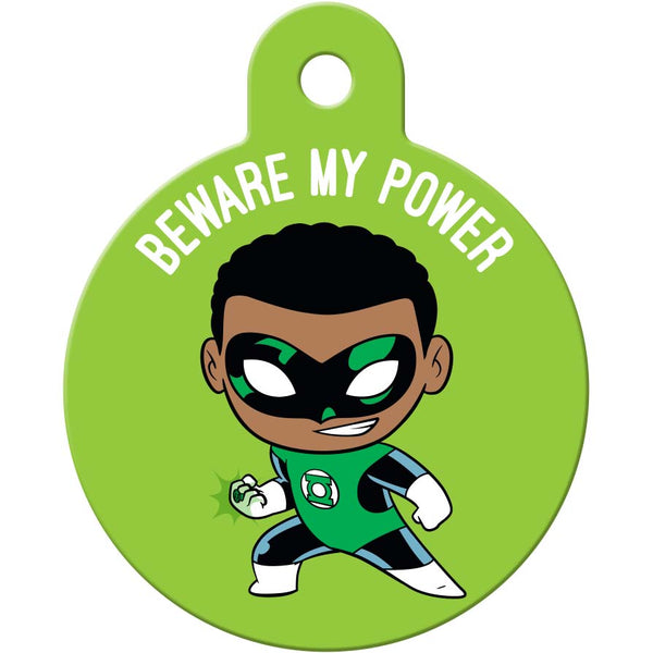 DC Friends Green Lantern Large Circle Pet ID Tag