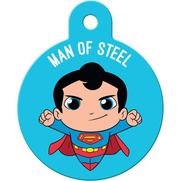 DC Friends Superman Large Circle Pet ID Tag