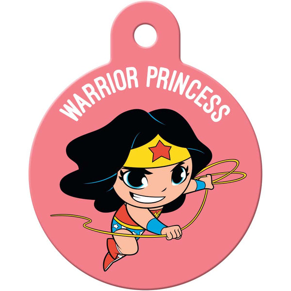 DC Friends Wonder Woman Large Circle Pet ID Tag