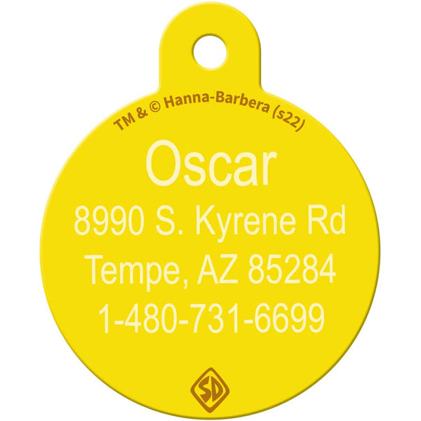Scooby-Doo Butterfly Large Circle Pet ID Tag