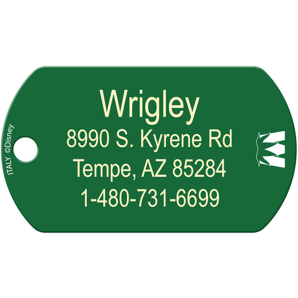 Kermit the Frog Large Military Disney Pet ID Tag - Muppets