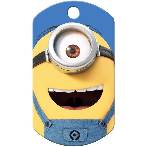Minion Stuart Cyclops Military Pet ID Tag