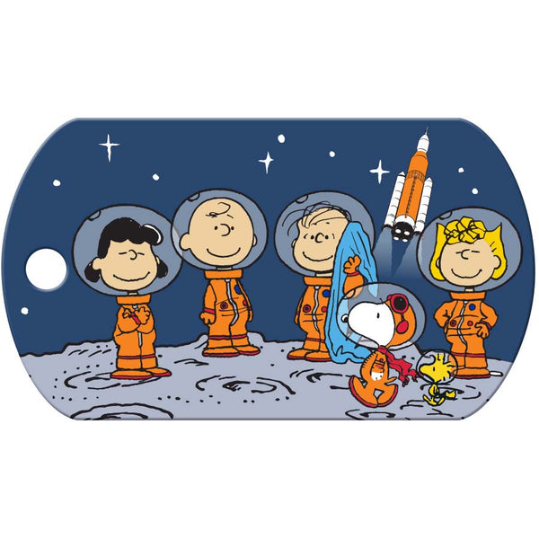 Peanuts Space Group, Military Shape Pet ID Tag