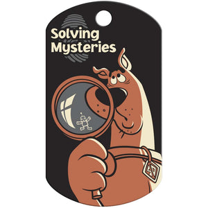 Scooby-Doo Solving Mysteries Military Pet ID Tag