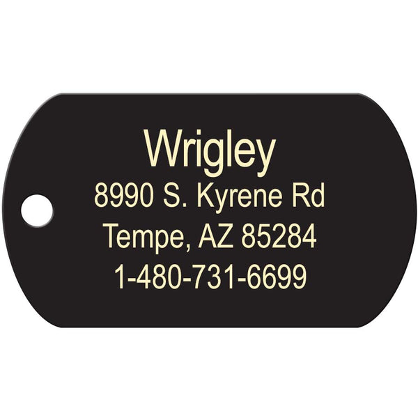 Washington Commanders Dog Tag, Military Shape