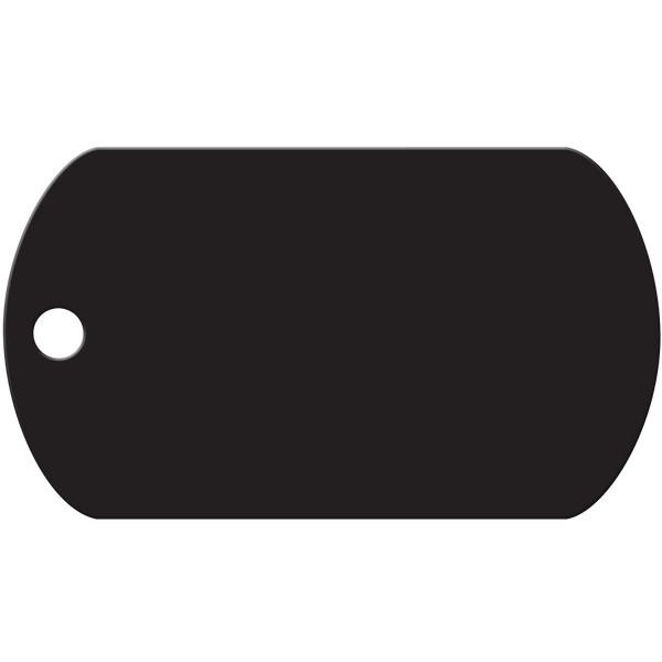 Black Military Tag Back